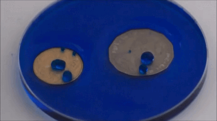Droplet Impact on Superhydrophobic Coins