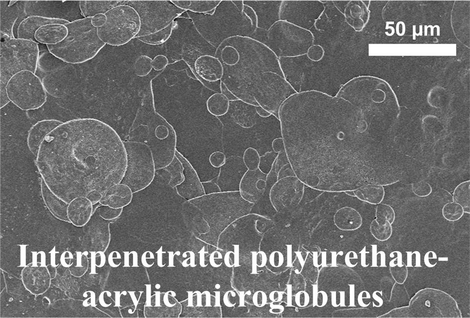 Globular PU-PMMA
