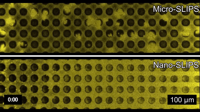 Capillary-stabilized Anti-Icing Surface