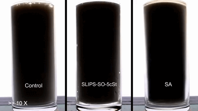 Defoaming Surface