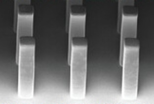 100 micron tall pillars